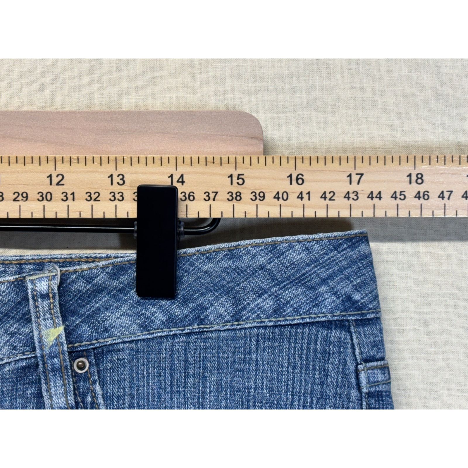 The Unbranded Brand d jeans Bootcut Jeans Blue Denim Floral Embroidered Flare Size 34" / US 12 / IT 48 - 3 Thumbnail