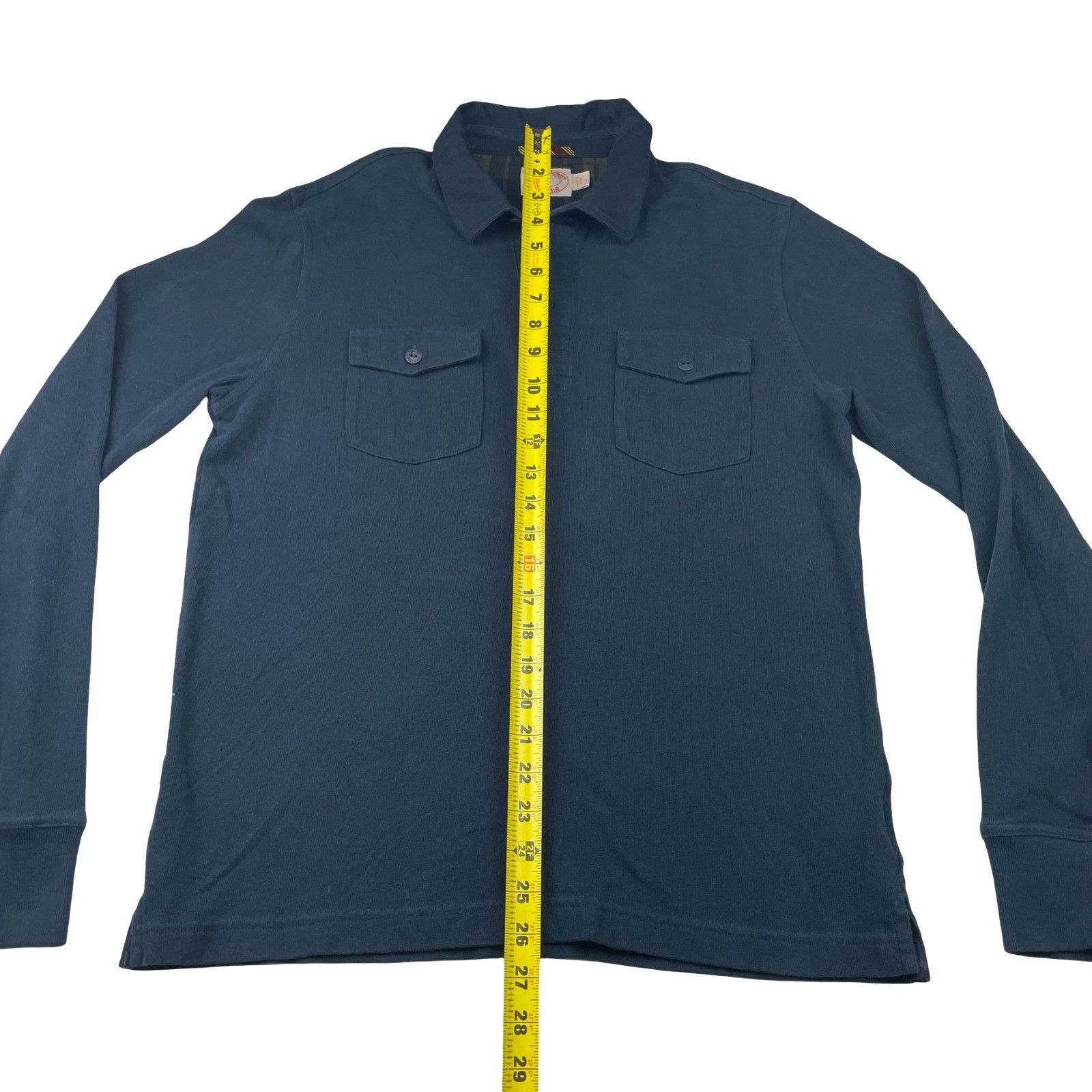 Brooks Brothers Brooks Brothers Men’s 100% Cotton L/S Rugby Polo Shirt Navy Size US M / EU 48-50 / 2 - 5 Thumbnail