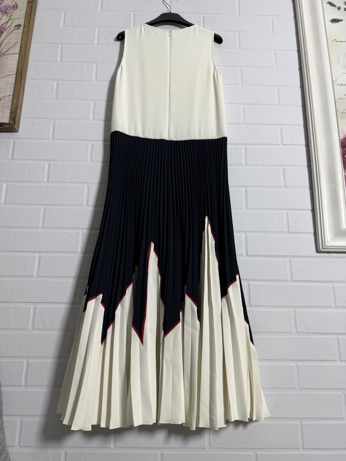 RED Valentino Red Valentino Women's Long Dress White\Blue Size 40 XS Size S / US 4 / IT 40 - 7 Thumbnail