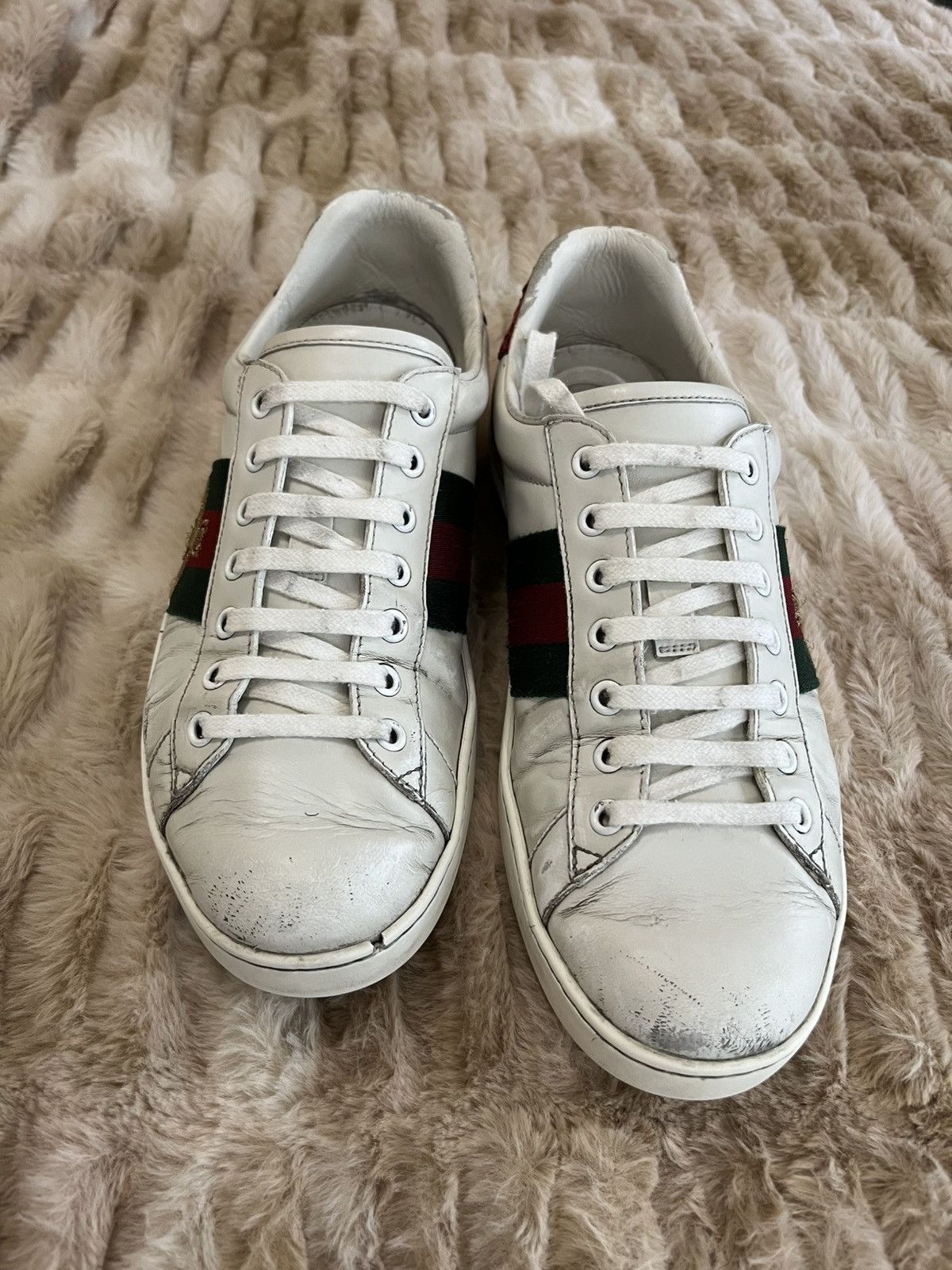 Gucci Men's Ace sneaker with bee size 7.5 US 8 Size US 9 / EU 42 - 6 Thumbnail