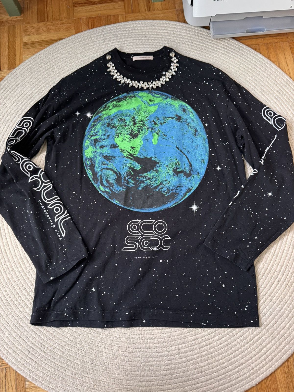Christopher Kane Christopher Kane embellished oversized crew neck size S Size S / US 4 / IT 40 - 1 Thumbnail