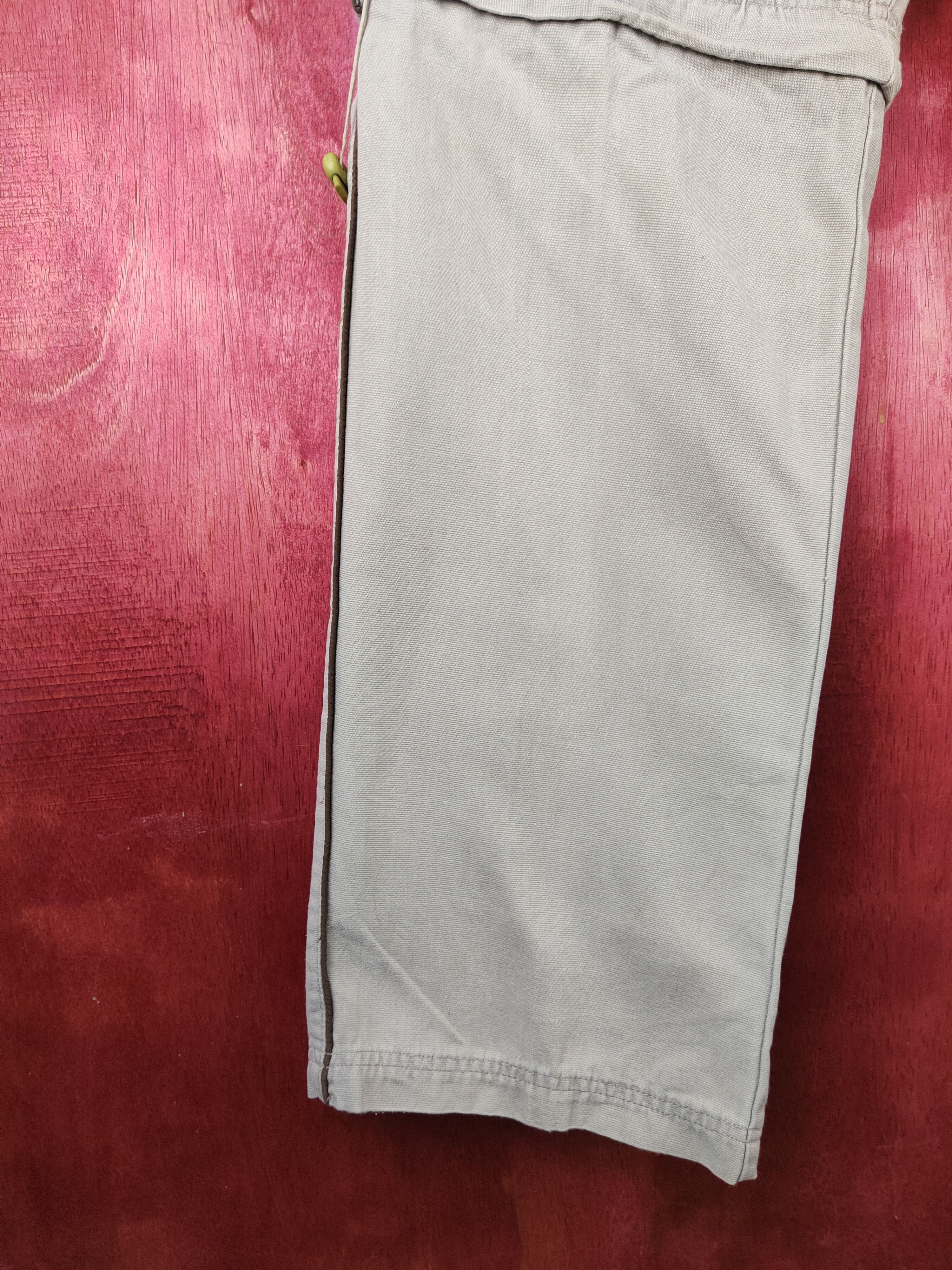 Japanese Brand Ambros Beige Multipocket Tactical Cargo Pants #1518 Size US 31 - 4 Thumbnail
