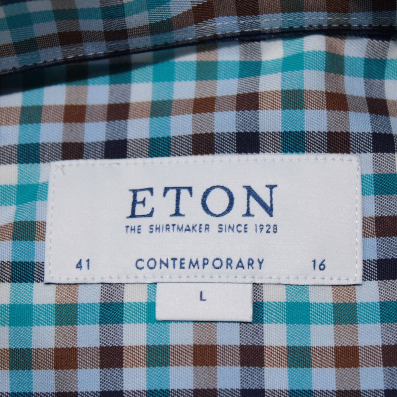 Eton Eton New with tags Shirt Size L US In Blue Size US L / EU 52-54 / 3 - 8 Thumbnail