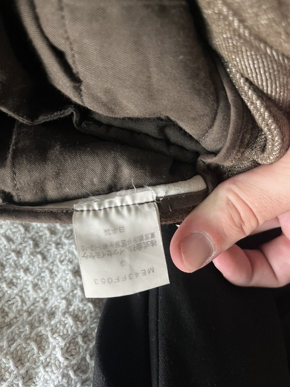 Issey Miyake 6 Pocket Wool Cargo Pants Size US 32 / EU 48 - 4 Thumbnail