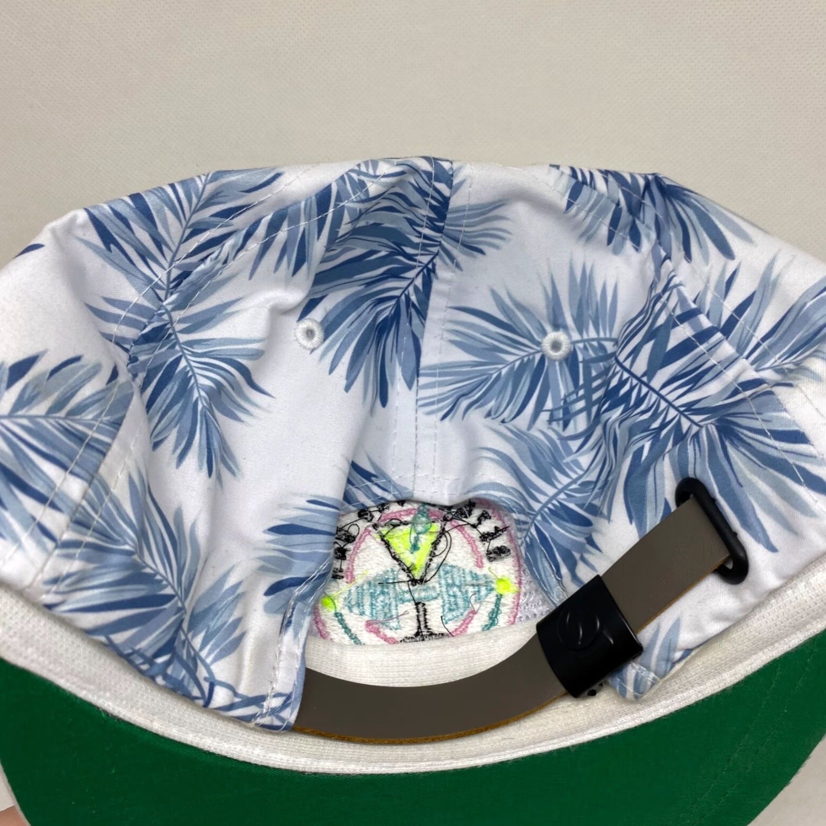 Imperial Imperial Hat Strapback White Floral Adjustable Baseball Cap Unisex Adults Outdoor Sports Size ONE SIZE - 5 Thumbnail