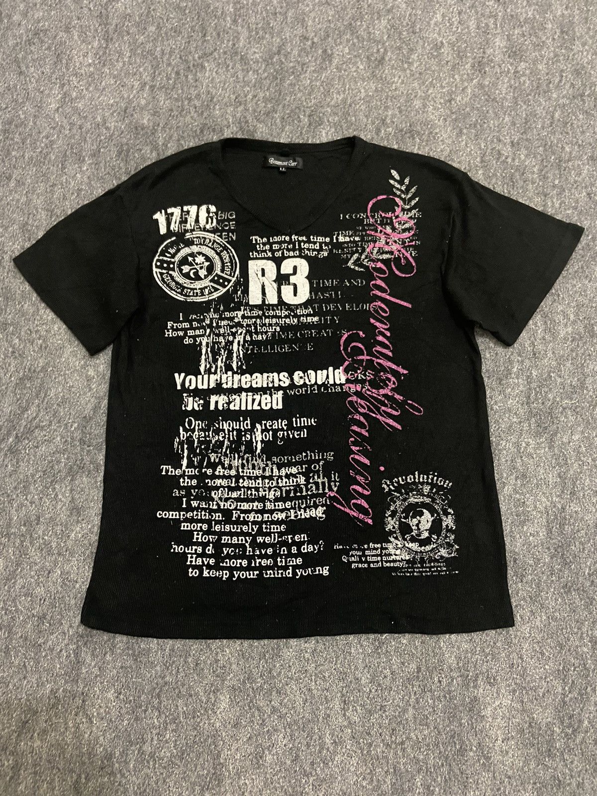 L.G.B. Back Cross long t-shirt size1