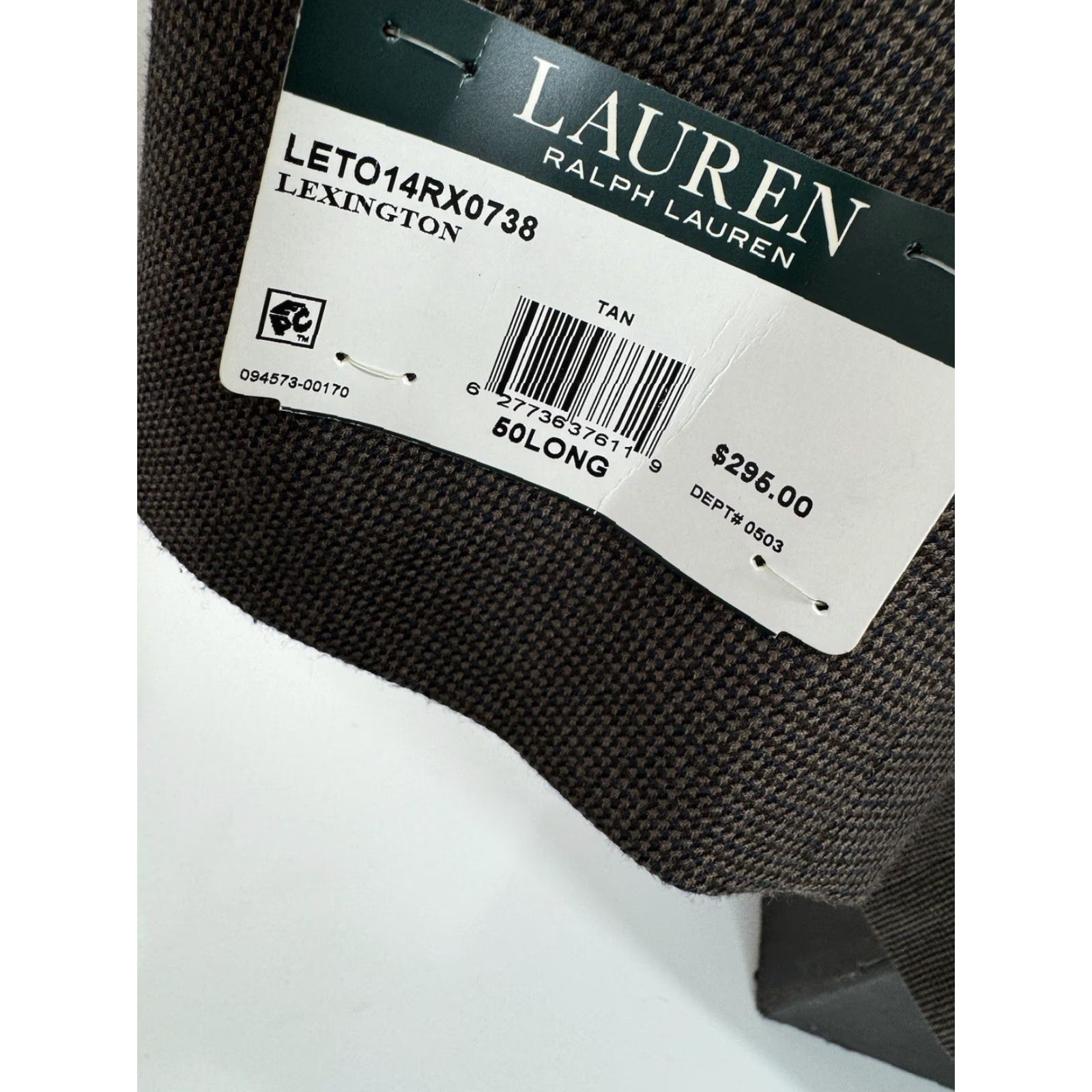 Ralph Lauren LAUREN RALPH LAUREN Blazer - Lexington 50 L UltraFlex - Brown - Big & Tall - 50 Long - Men Size 50R - 5 Thumbnail