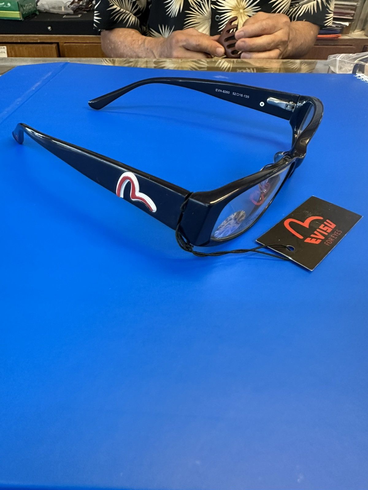 Evisu RARE Y2K Evisu Japan EVH-8260 52 🛑 16-135✔️Frames ONLY✔️ Size ONE SIZE - 6 Thumbnail