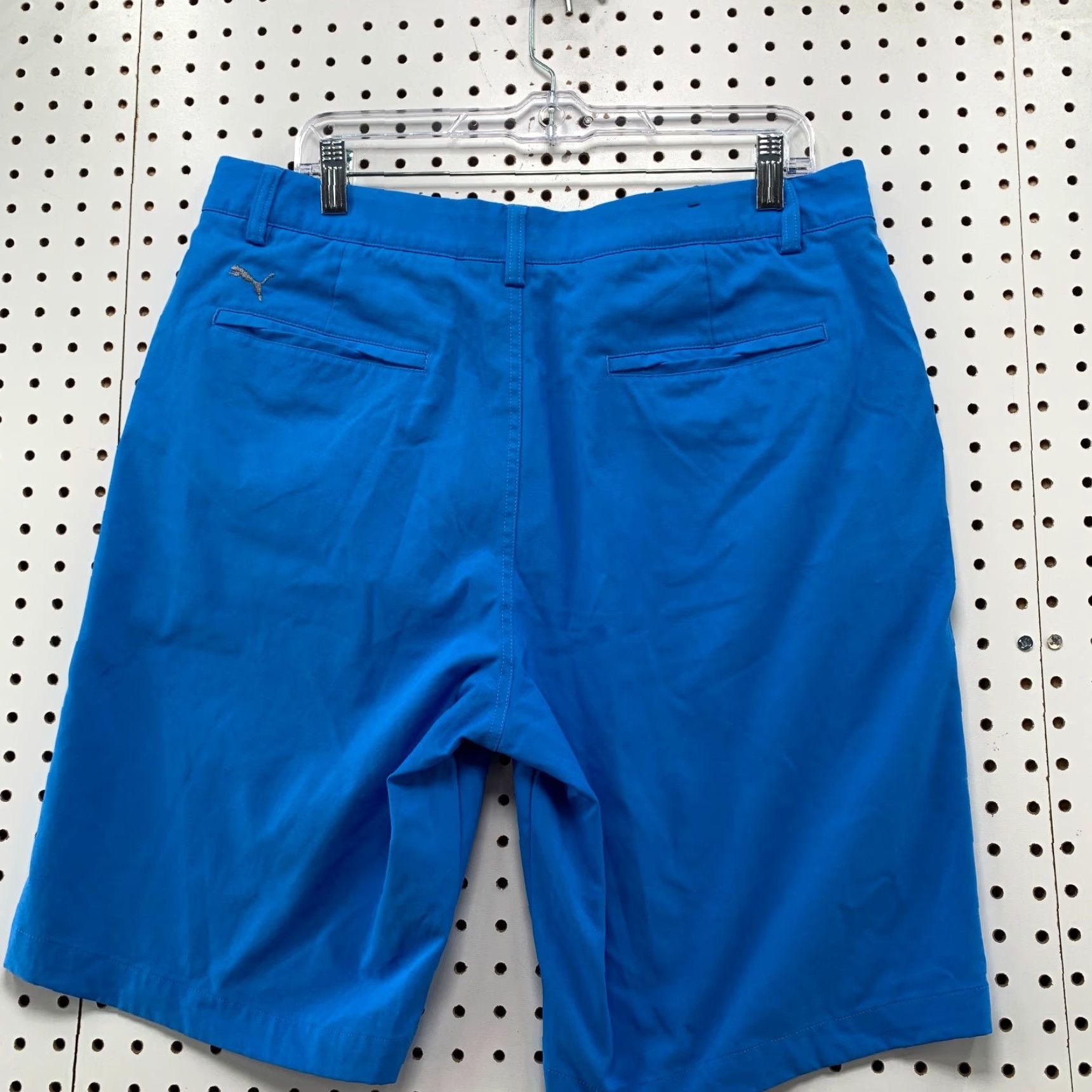 Puma Puma Golf Chino Shorts Mens 36 Blue Elastic Waist Preppy 36x10.5 Vintage: No Mens Size US 36 / EU 52 - 2 Thumbnail