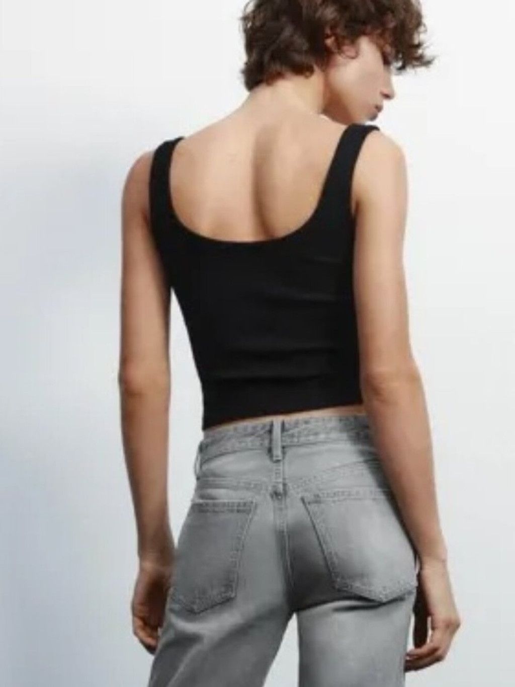 Zara NWT Zara Hook Closure Corset Tank Top L Size M / US 6-8 / IT 42-44 - 2 Thumbnail