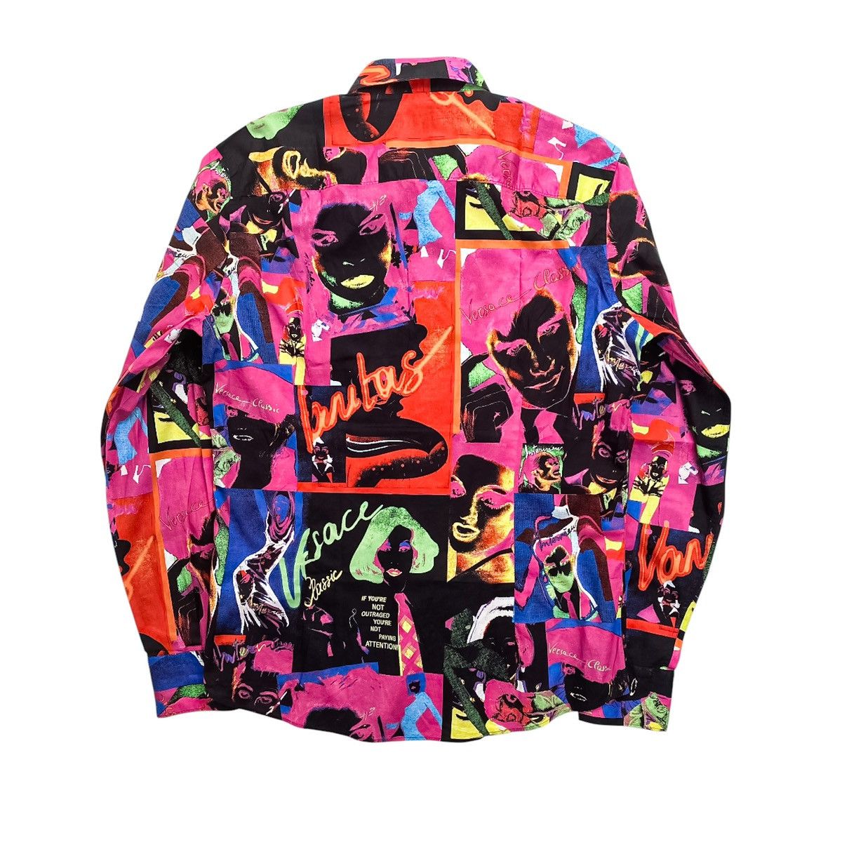 Versace × Versace Jeans Couture × Vintage Vintage 90s Versace Shirt Size US L / EU 52-54 / 3 - 2 Thumbnail