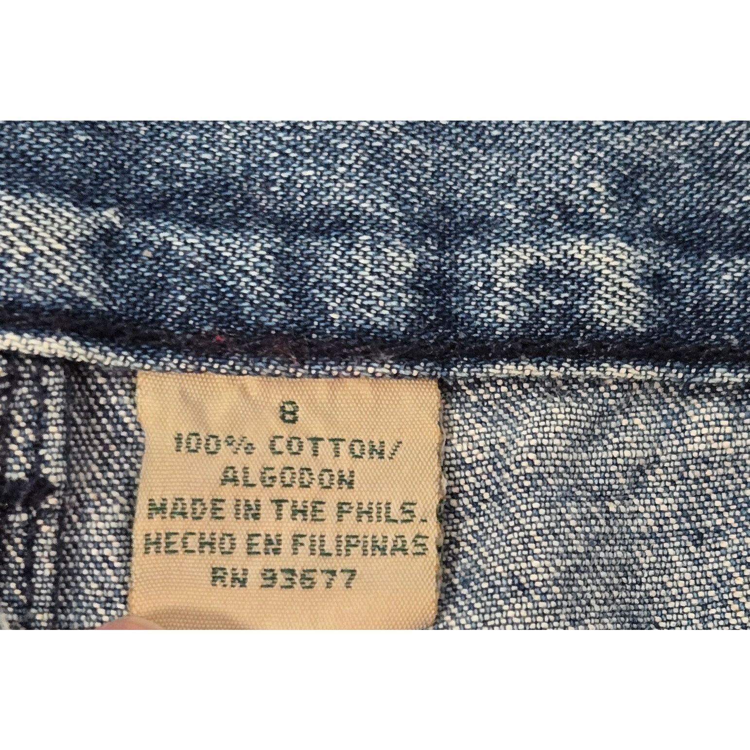 Other St John's Bay Blue Denim Cropped Jeans 8 Straight Leg Size 30" / US 8 / IT 44 - 4 Thumbnail