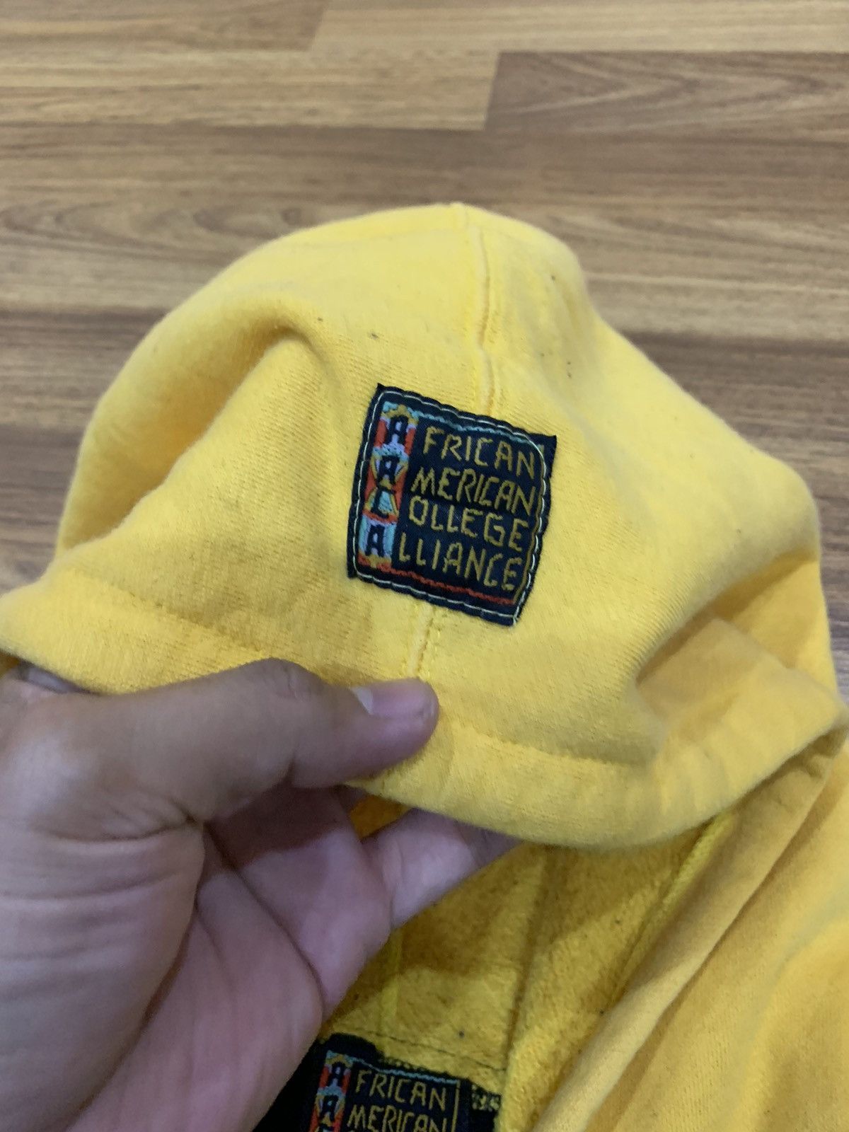 Band Tees 1990s AFRICAN AMERICAN COLLEGE ALLIANCE AACA HOODIE Size US XL / EU 56 / 4 - 7 Thumbnail