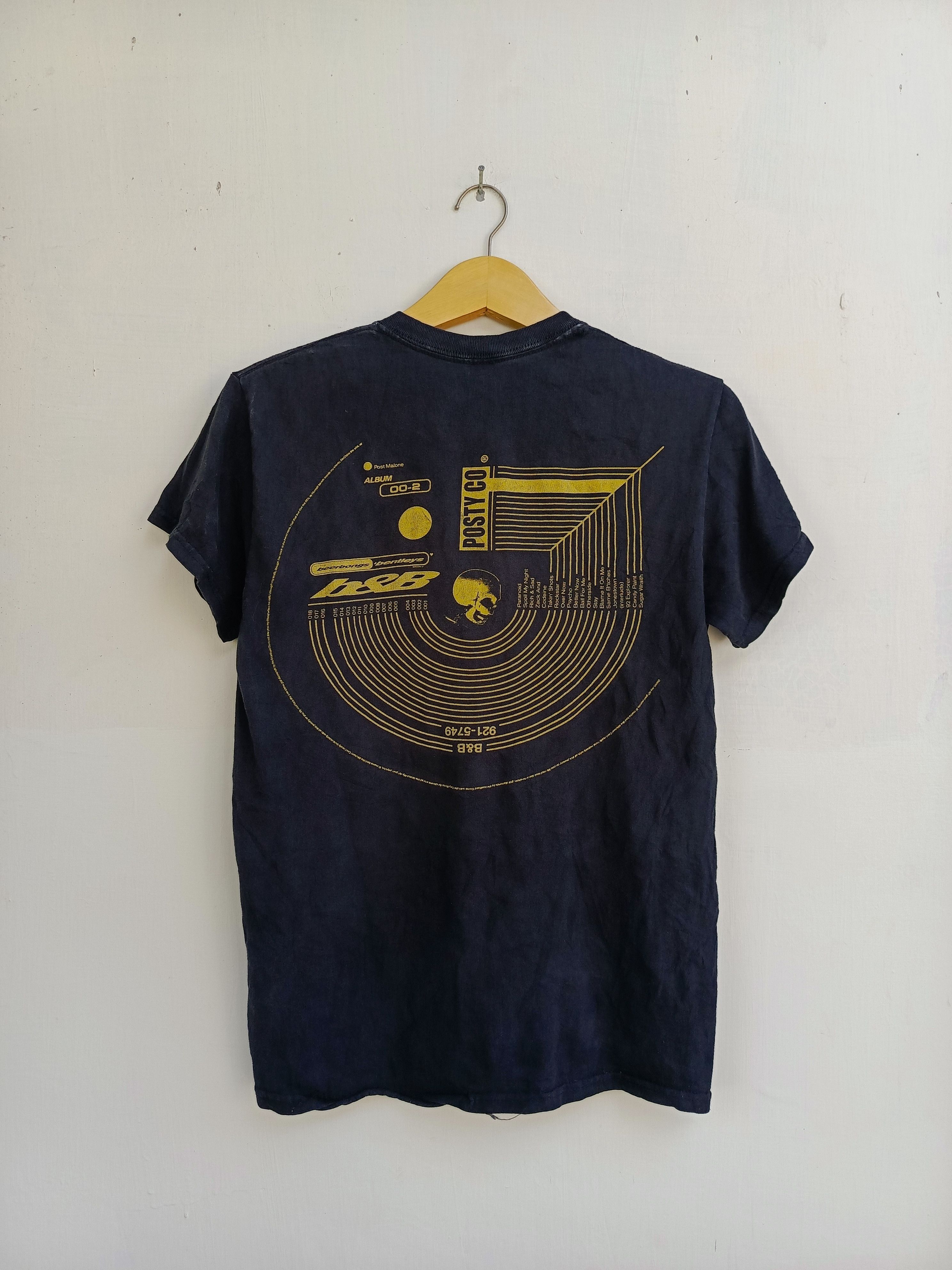 Band Tees Post malone posty co tshirt Size US S / EU 44-46 / 1 - 1 Thumbnail