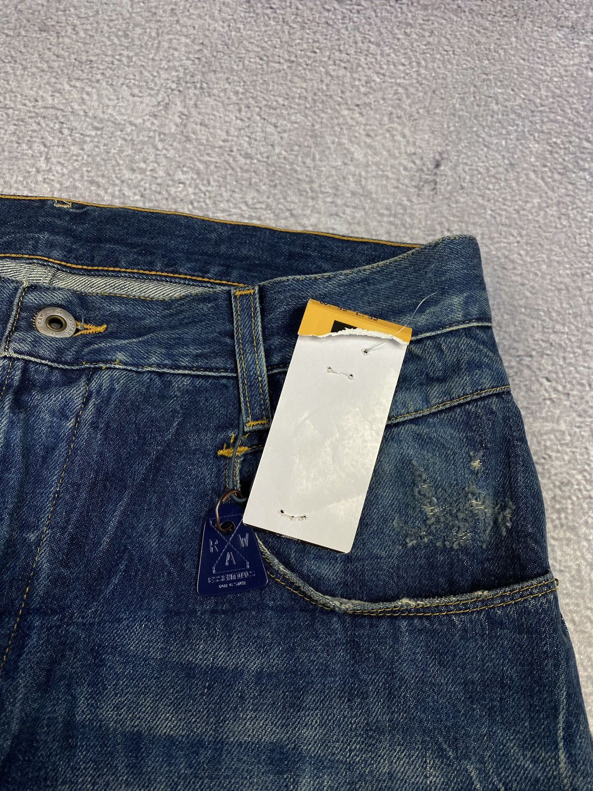 G-Star G-Star Raw Selvedge New Radar RE TP Tapered Fit Denim Jeans Size US 32 / EU 48 - 5 Thumbnail
