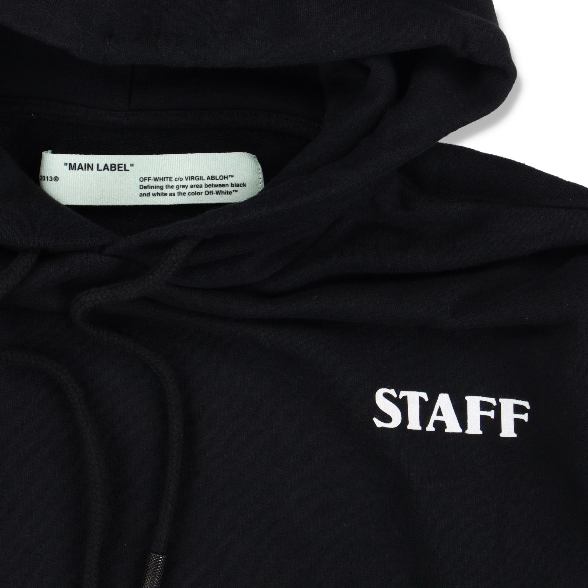 Off-White Black Staff Uniform Hoodie Size US M / EU 48-50 / 2 - 7 Thumbnail