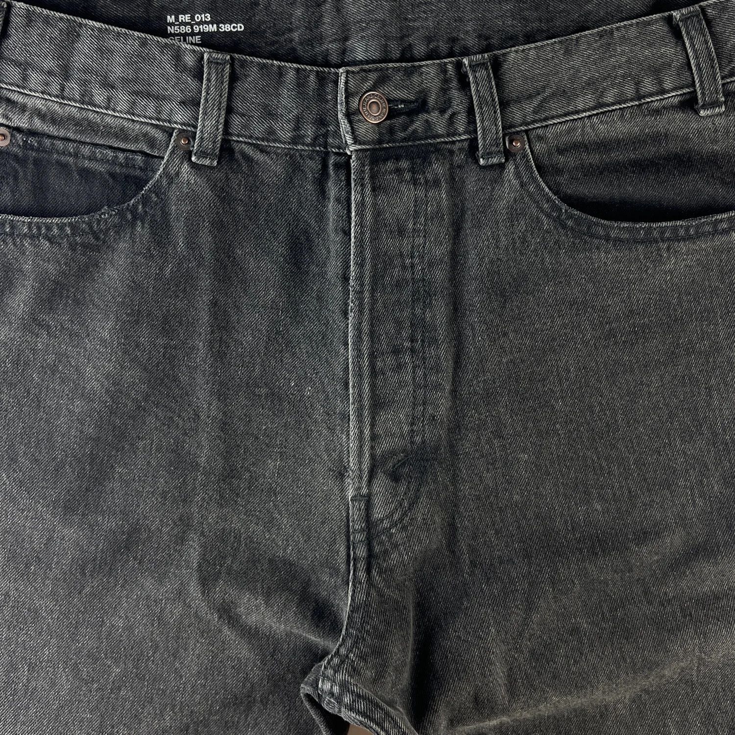 Celine Celine SS21 Wesley Grey Distressed Jeans Size US 33 - 5 Thumbnail