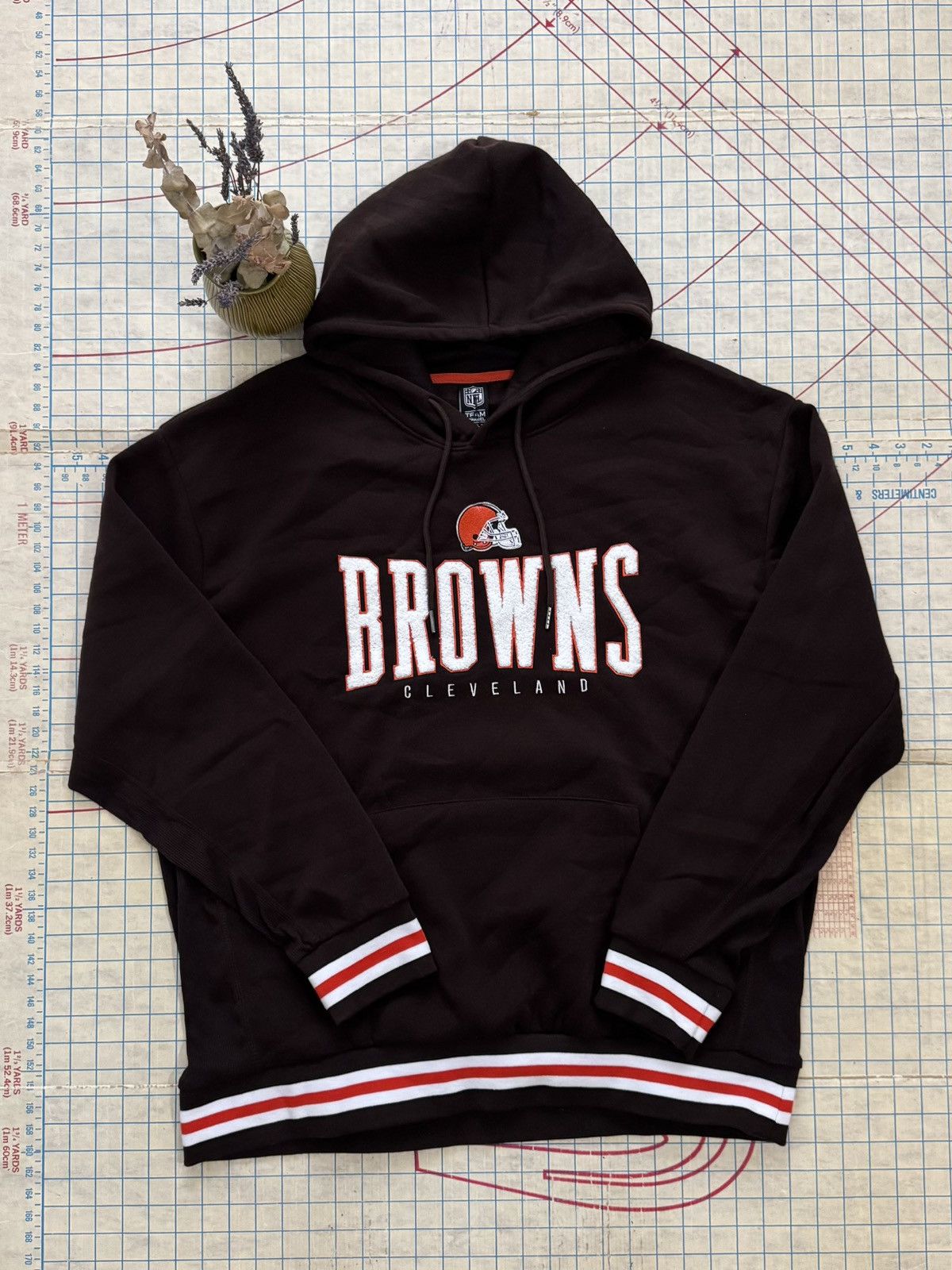 NFL NWOT NFL Team Apparel Cleveland Browns Hoodie Size XXL Mens Size US XXL / EU 58 / 5 - 4 Thumbnail
