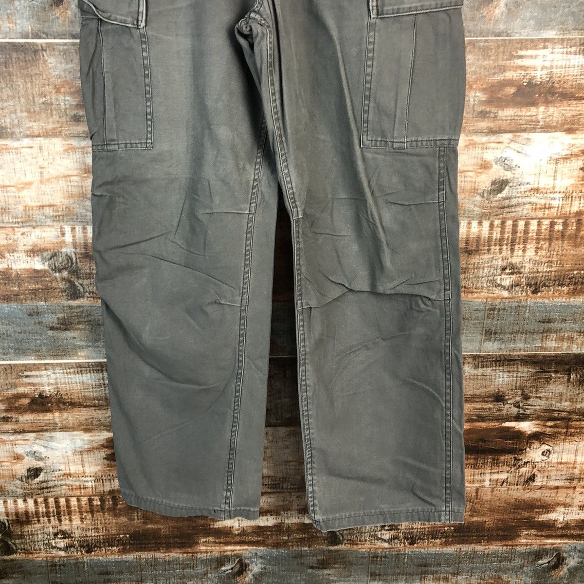 Japanese Brand DL Jungle Storm Green Cargo Multipocket Pants #C098 Size US 32 / EU 48 - 6 Thumbnail