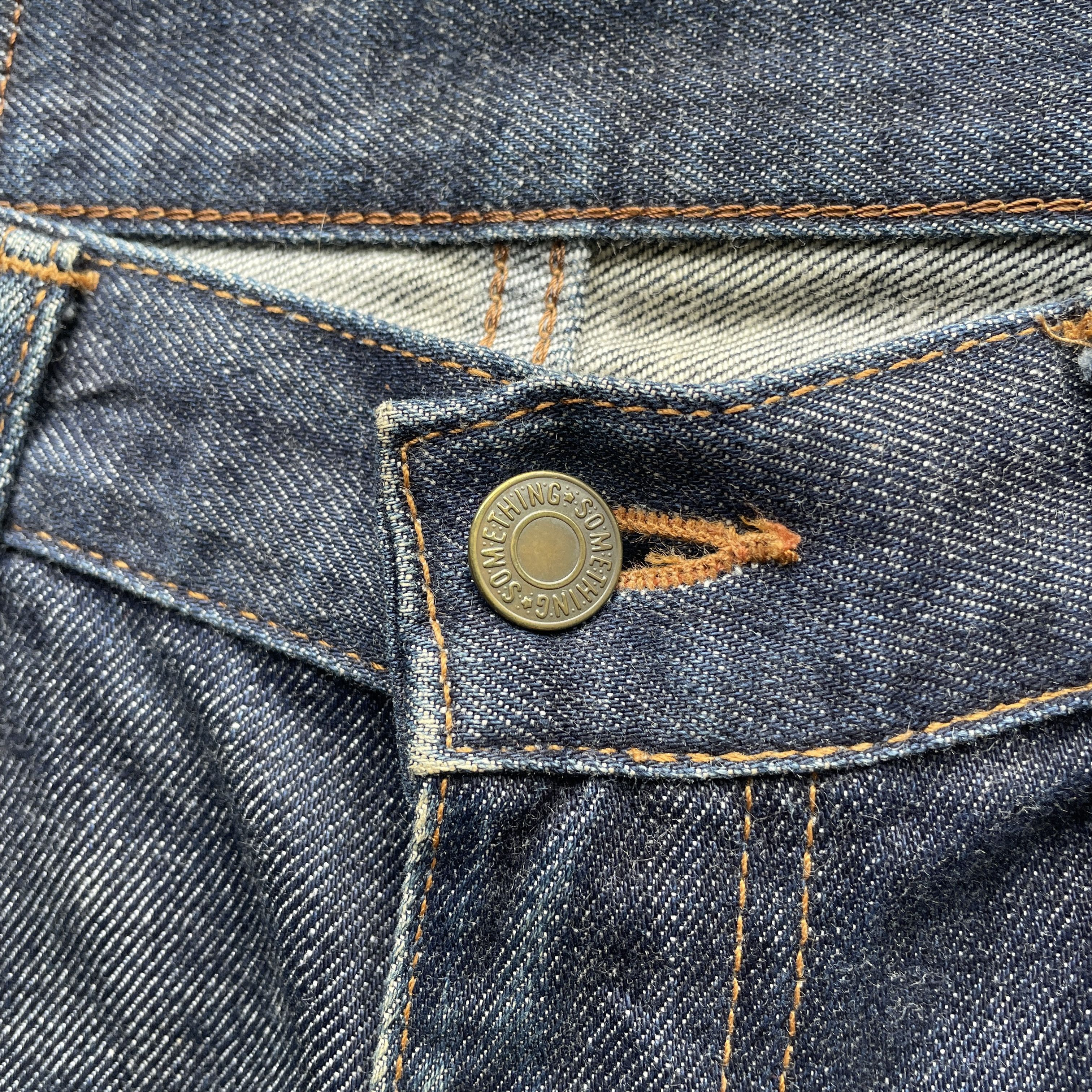 Japanese Brand W30 VINTAGE EDWIN PRODUCT SOMETHING JEANS PANTS BLUE DENIM Size US 30 / EU 46 - 6 Thumbnail