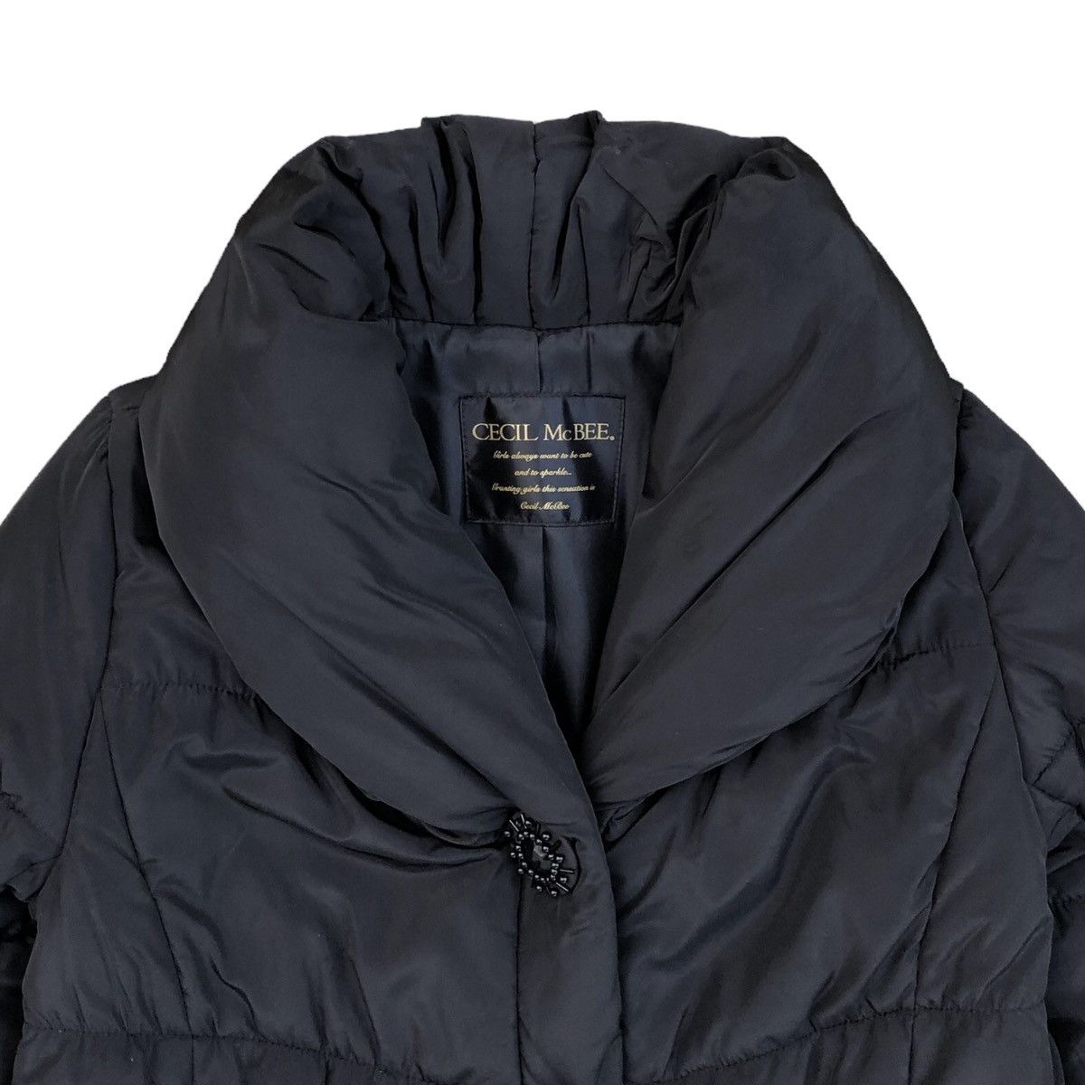 Japanese Brand CECIL McBEE Big Color Down Coat Jacket Size M / US 6-8 / IT 42-44 - 10 Thumbnail