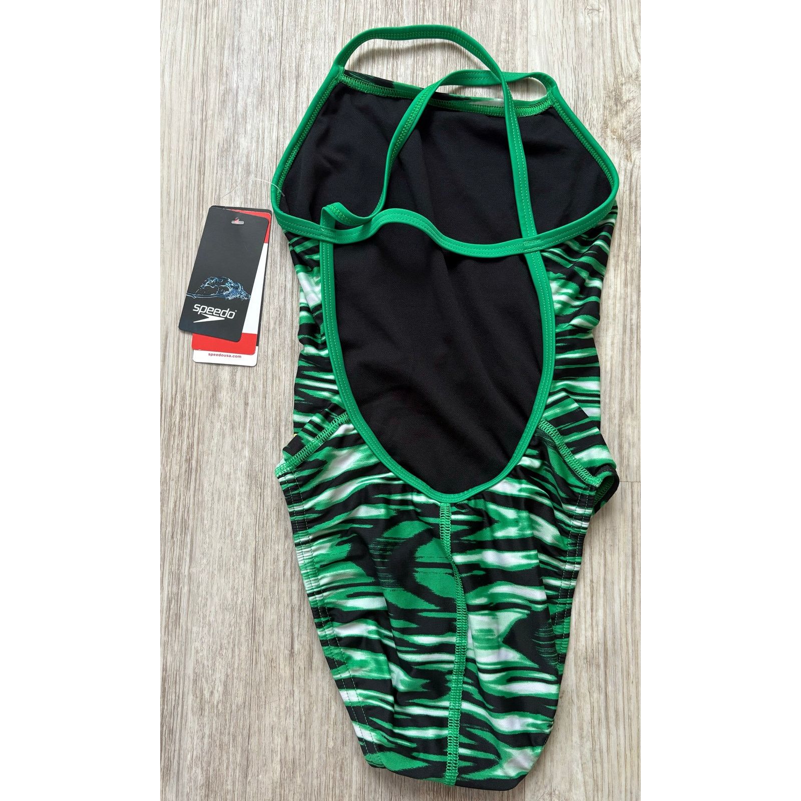 Speedo Speedo | Green Black Pro LT Bathing Swim Suit | NWT | 26 Size 4XL / US 24-26 - 2 Thumbnail