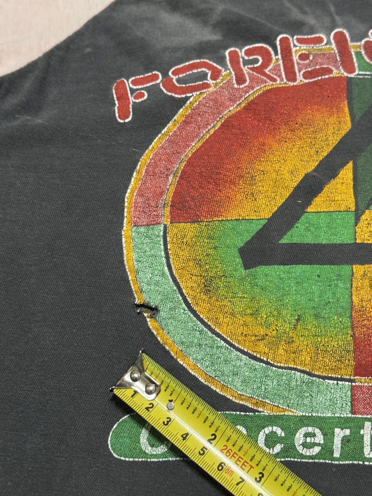 Band Tees Foreigner Vintage Raglan Concert 70s 80s 19x22 Band T Shirt Size US XS / EU 42 / 0 - 8 Thumbnail