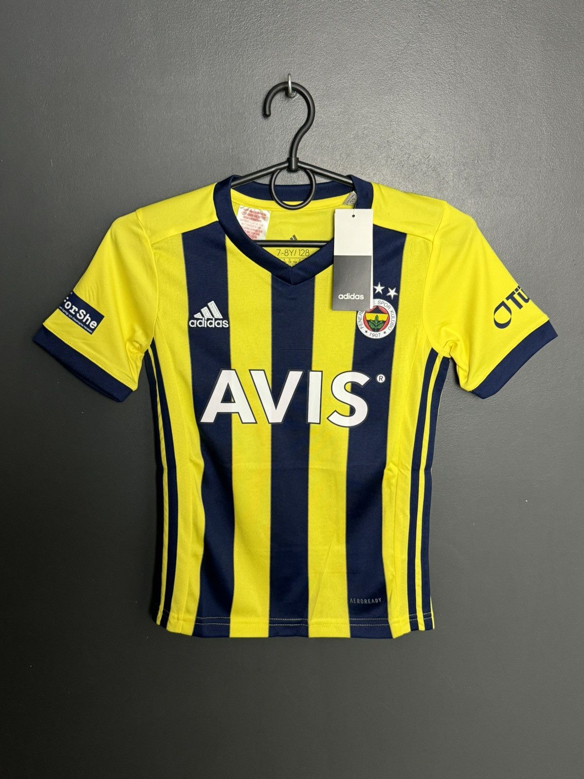 Adidas KIDS New Fenerbahce 20/21 Home Football Jersey T-Shirt Size US XS / EU 42 / 0 - 1 Thumbnail