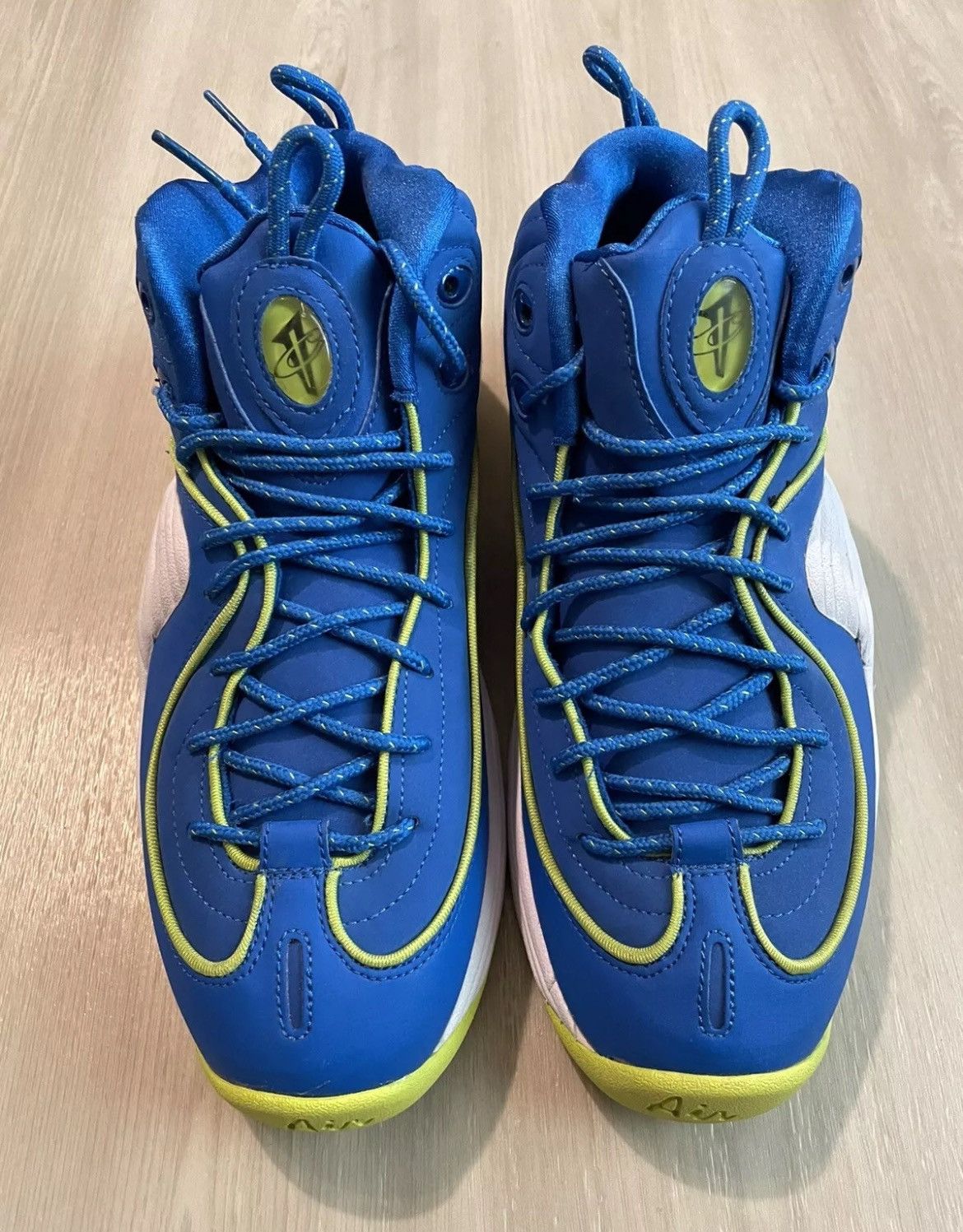 Nike × Vintage 2012 NIKE AIR MAX PENNY II 2 LE SOAR NEON Sprite Sz 9.5 Size US 9.5 / EU 42-43 - 5 Thumbnail