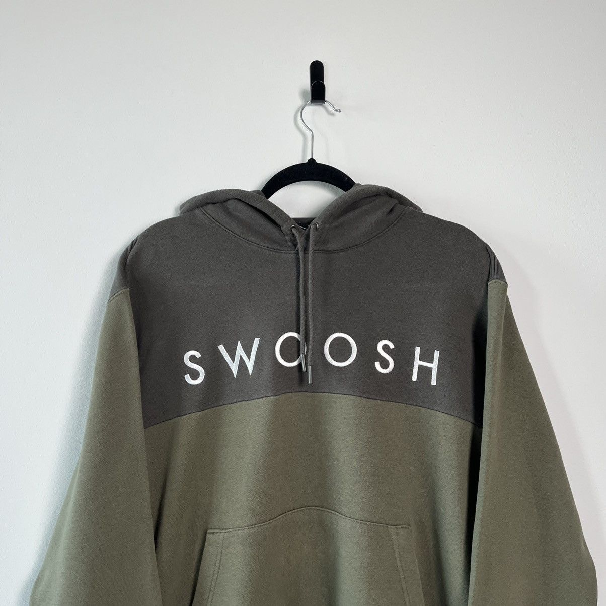 Nike Nike Double Swoosh Hoodie Olive Green Streetwear L Size US L / EU 52-54 / 3 - 4 Thumbnail