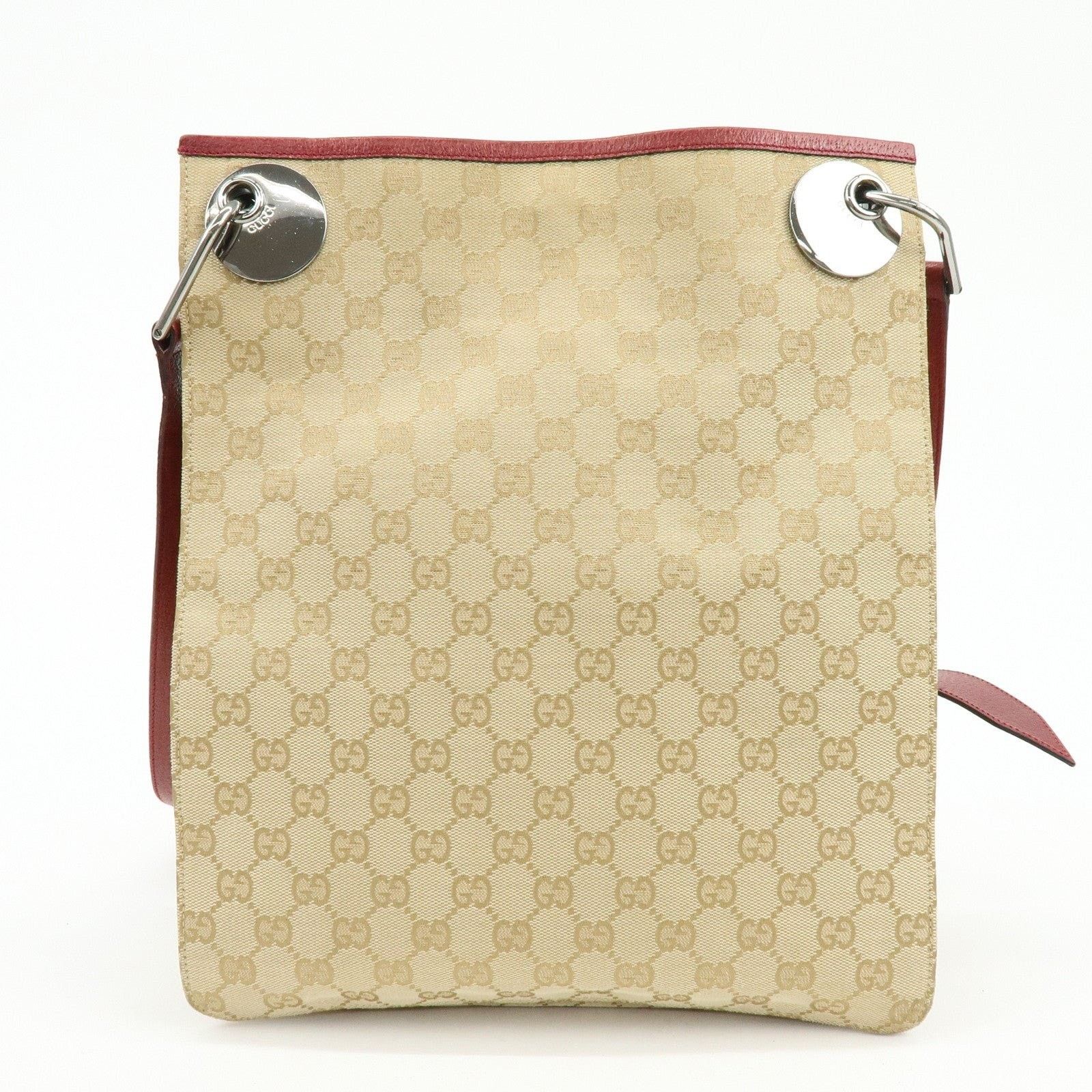 Gucci Gucci GG Canvas Crossbody Bag Beige Size ONE SIZE - 2 Thumbnail