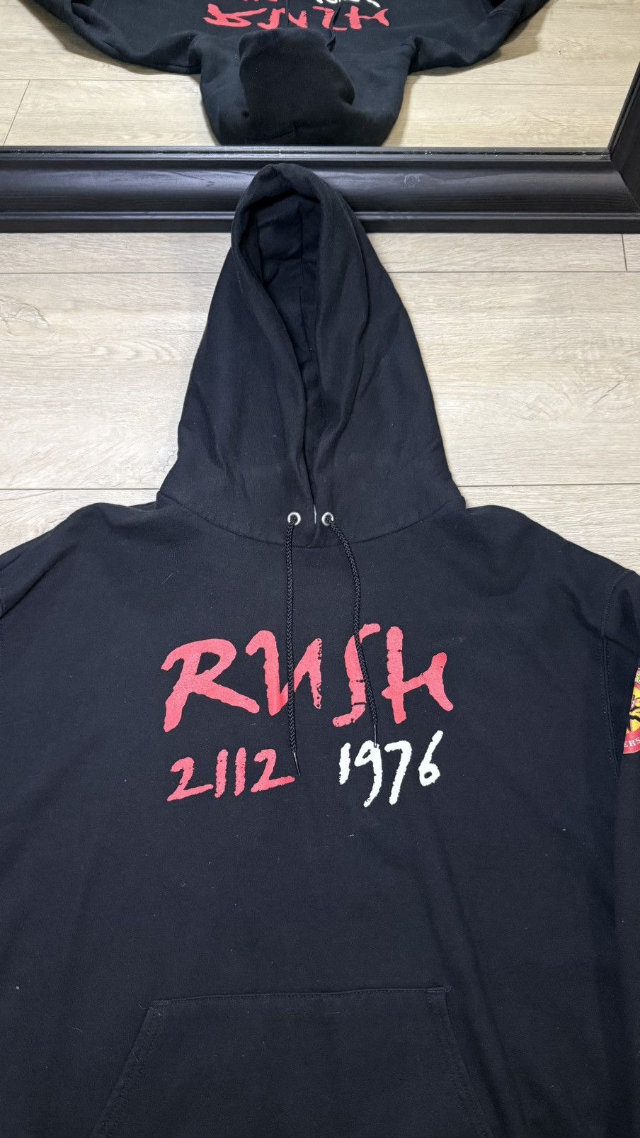 Champion Vintage / Y2K Rush 2112 Band Merch Hoodie Size US XL / EU 56 / 4 - 4 Thumbnail