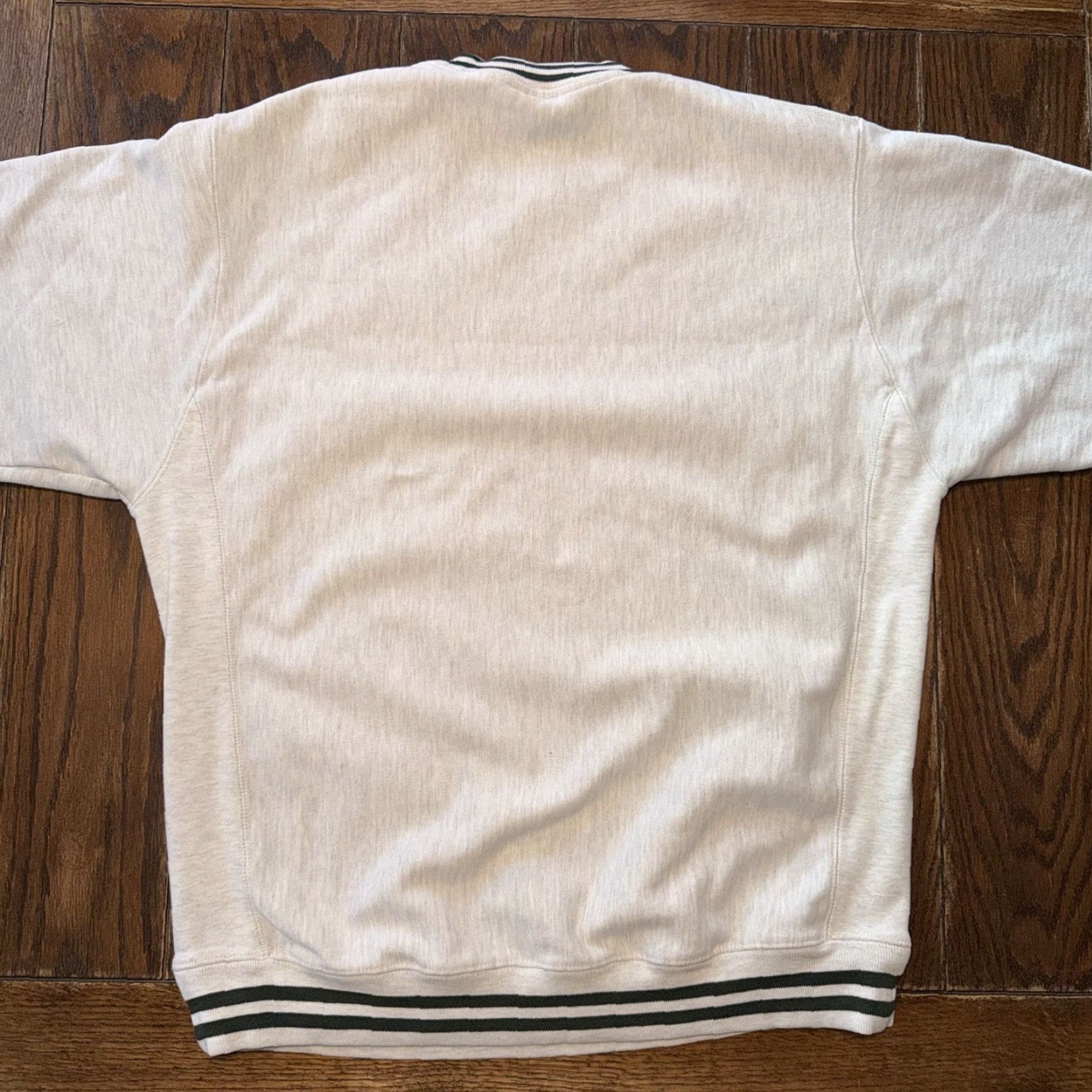 Champion VINTAGE Champion Reverse Weave Ohio Crewneck Sweatshirt Men L Gray Green Logo Graphic Print Size US L / EU 52-54 / 3 - 7 Thumbnail