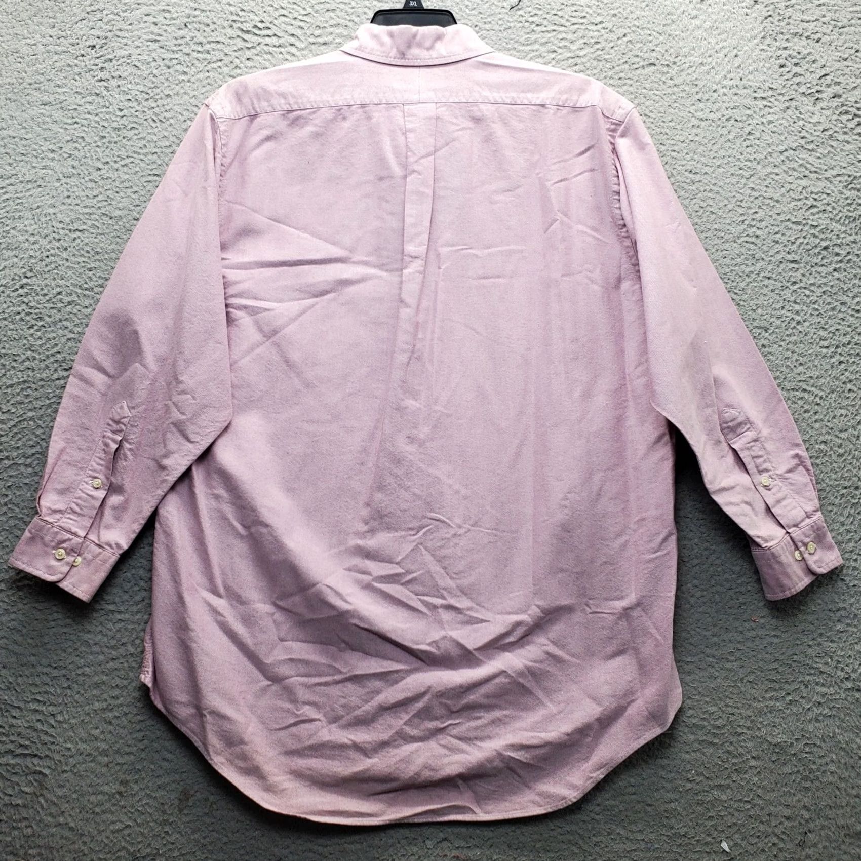 Ralph Lauren Ralph Lauren Mens Dress Shirt 16.5 Pink Regular Fit Button-Down Long Sleeve Shirt (Size: 16.5) Size 46R - 2 Thumbnail
