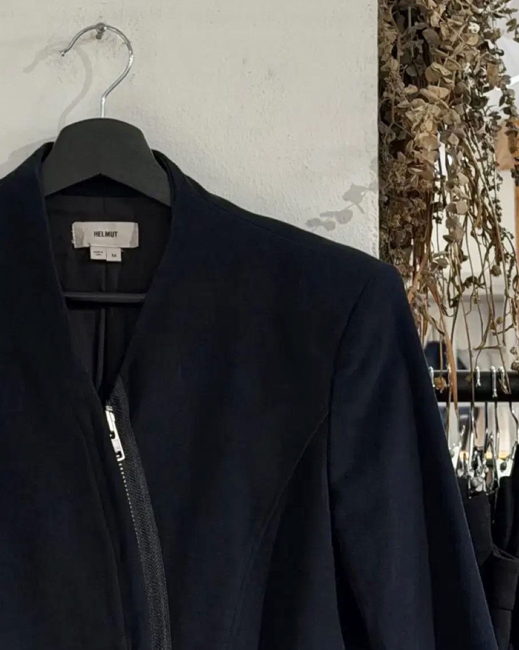 Helmut Lang Helmut Lang Dark Navy Suede Coat Jacket Size US M / EU 48-50 / 2 - 5 Thumbnail