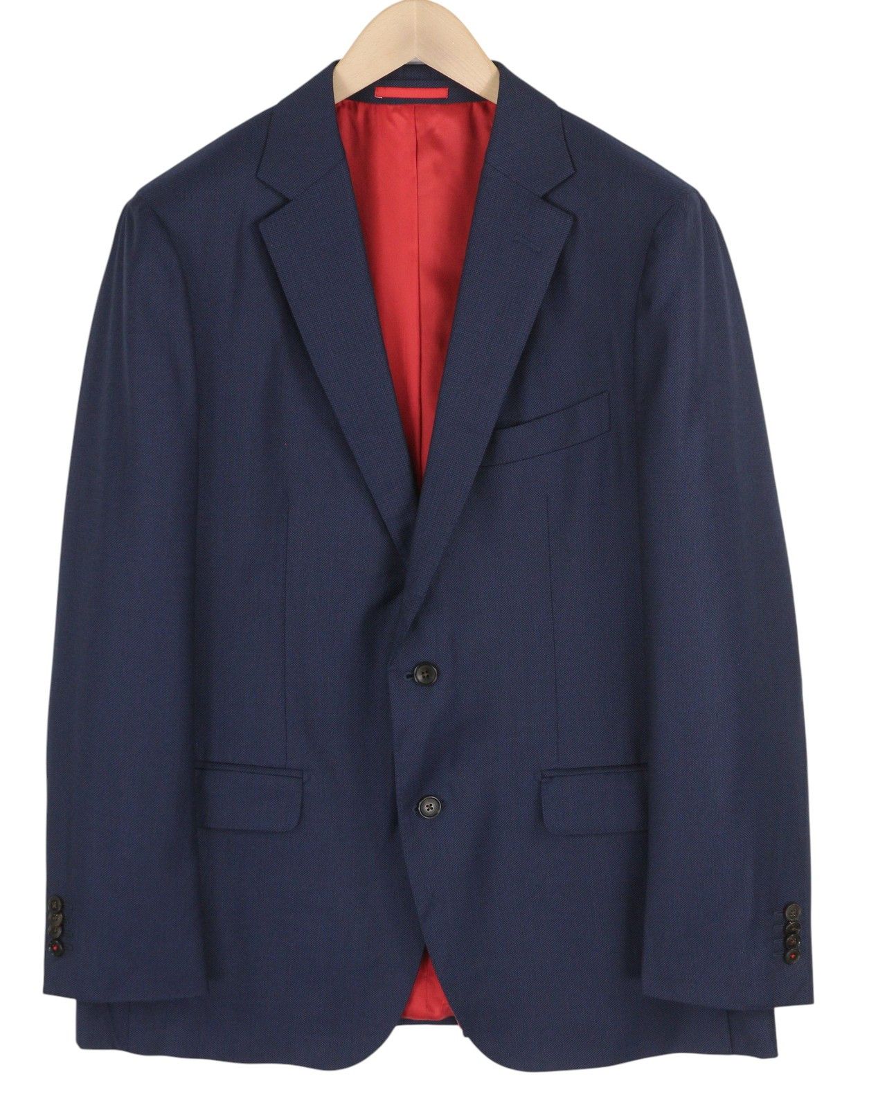 Suitsupply SIENNA UK46 Blue Wool Single-Breasted 2 Piece Suit 83651 Size 46R - 2 Thumbnail