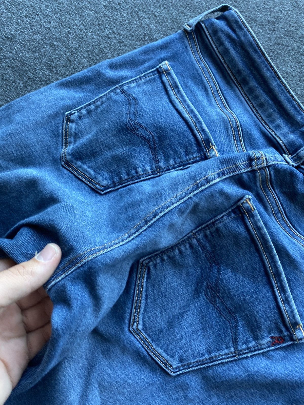Replay 🔥Opium Punk Gothic Replay Bootcut new luz jeans 30 Size 30" / US 8 / IT 44 - 13 Thumbnail
