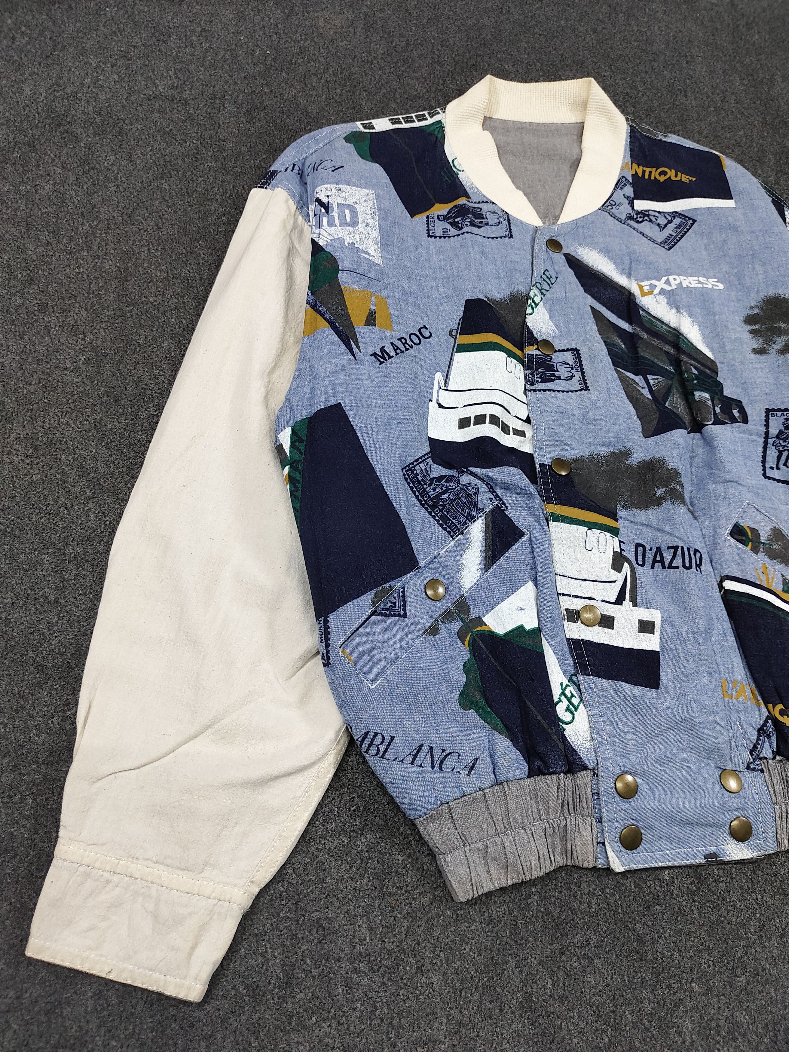 Kansai Yamamoto 🇯🇵Vtg Kansai Man 🇯🇵 La Grade Afrique Reversibel Jacket Size US M / EU 48-50 / 2 - 4 Thumbnail