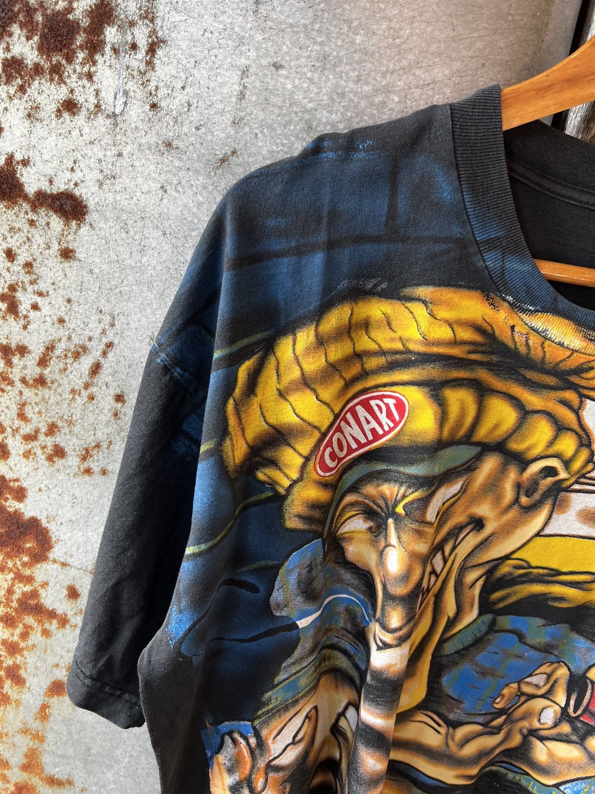 Vintage Vintage 90s CONART Kray One Graffitti AOP Bootleg Size US XL / EU 56 / 4 - 10 Thumbnail