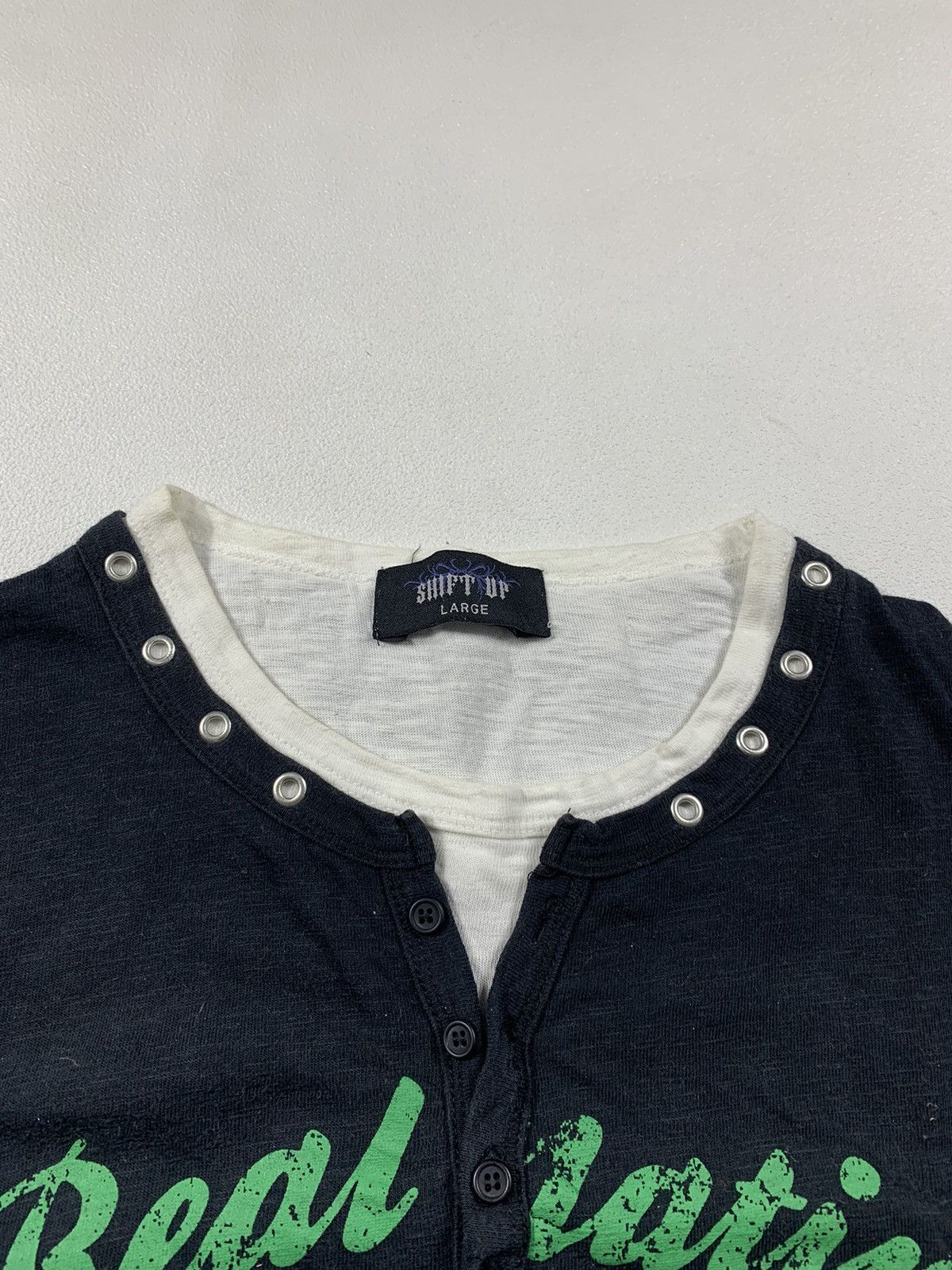 If Six Was Nine × Japanese Brand × Le Grande Bleu (L.G.B.) Y2k Style Shirt Up Tshirt Size US L / EU 52-54 / 3 - 3 Thumbnail