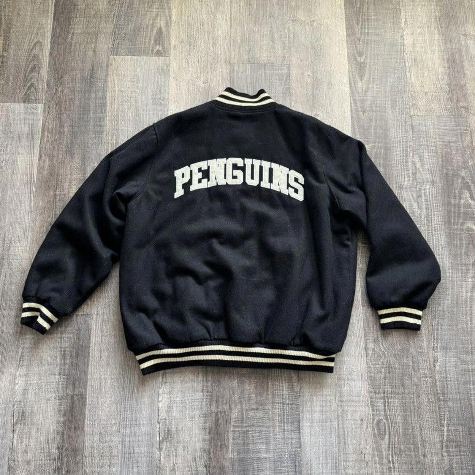 NHL NHL • VINTAGE Bomber Jacket "Penguins" (XL) Size US XL / EU 56 / 4 - 2 Thumbnail