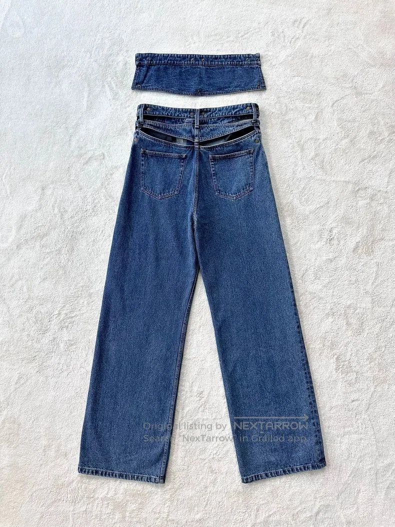 Yohji Yamamoto Y/PROJECT High-Waist Straight Jeans. Size US 33 - 6 Thumbnail