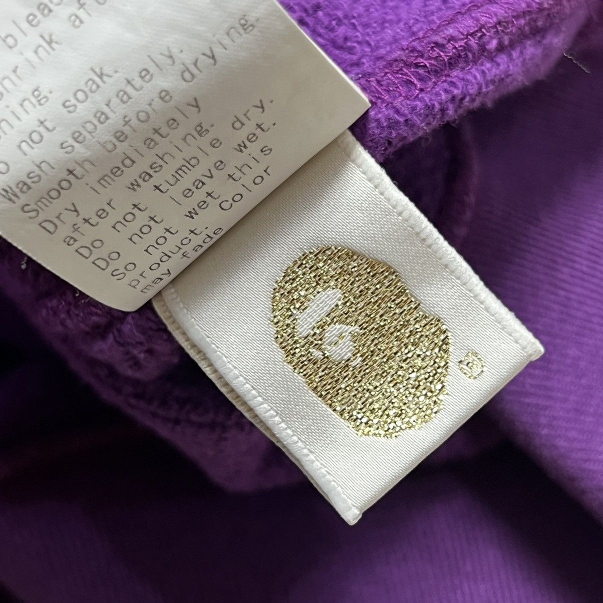 Bape Bape Purple Camo Shark Zip Hoodie Size US M / EU 48-50 / 2 - 5 Thumbnail