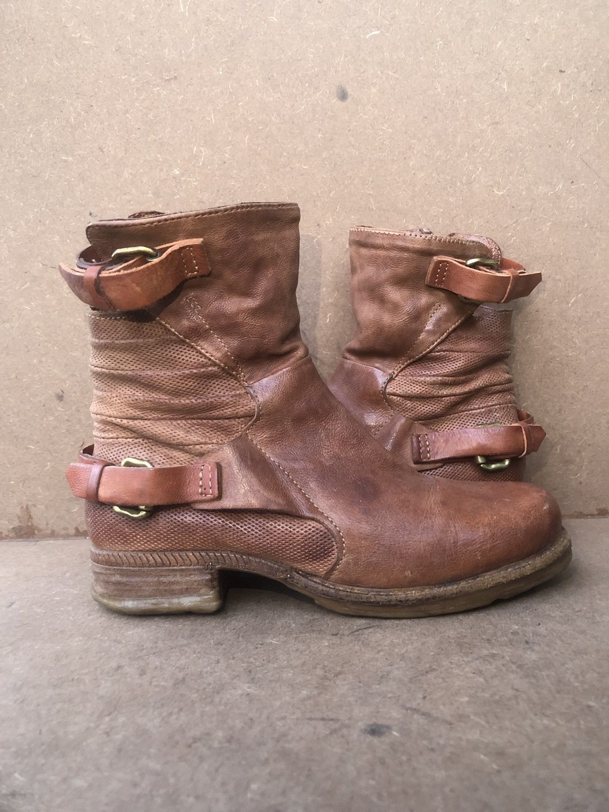 A.S.98 A.S 98 Brown Calfskin Leather Women’s Boots Size 37 Size US 6.5 / IT 36.5 - 5 Thumbnail