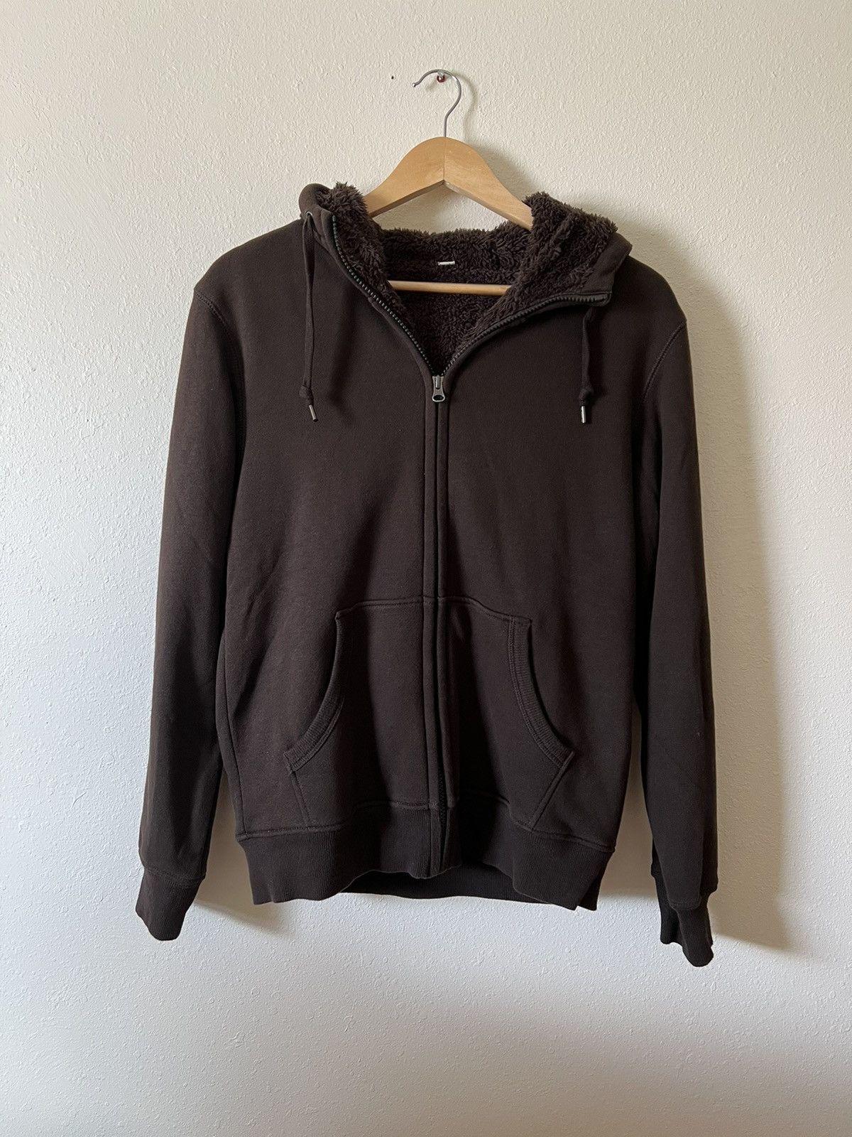 Uniqlo Uniqlo Fleece Lined Zip Up Hoodie Grailed
