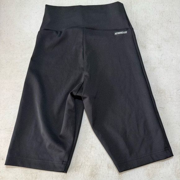 Adidas New Adidas Aeroready Women's Athletic Black Shorts Sz XS Size 22" - 4 Thumbnail