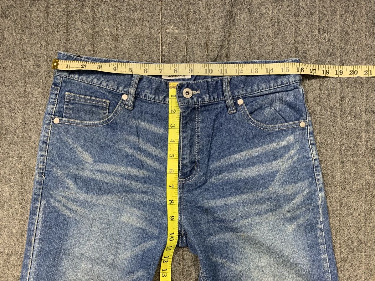 Japanese Brand Avail Avant Garde Indigo Denim Jeans Straight Cut Size US 32 / EU 48 - 9 Thumbnail