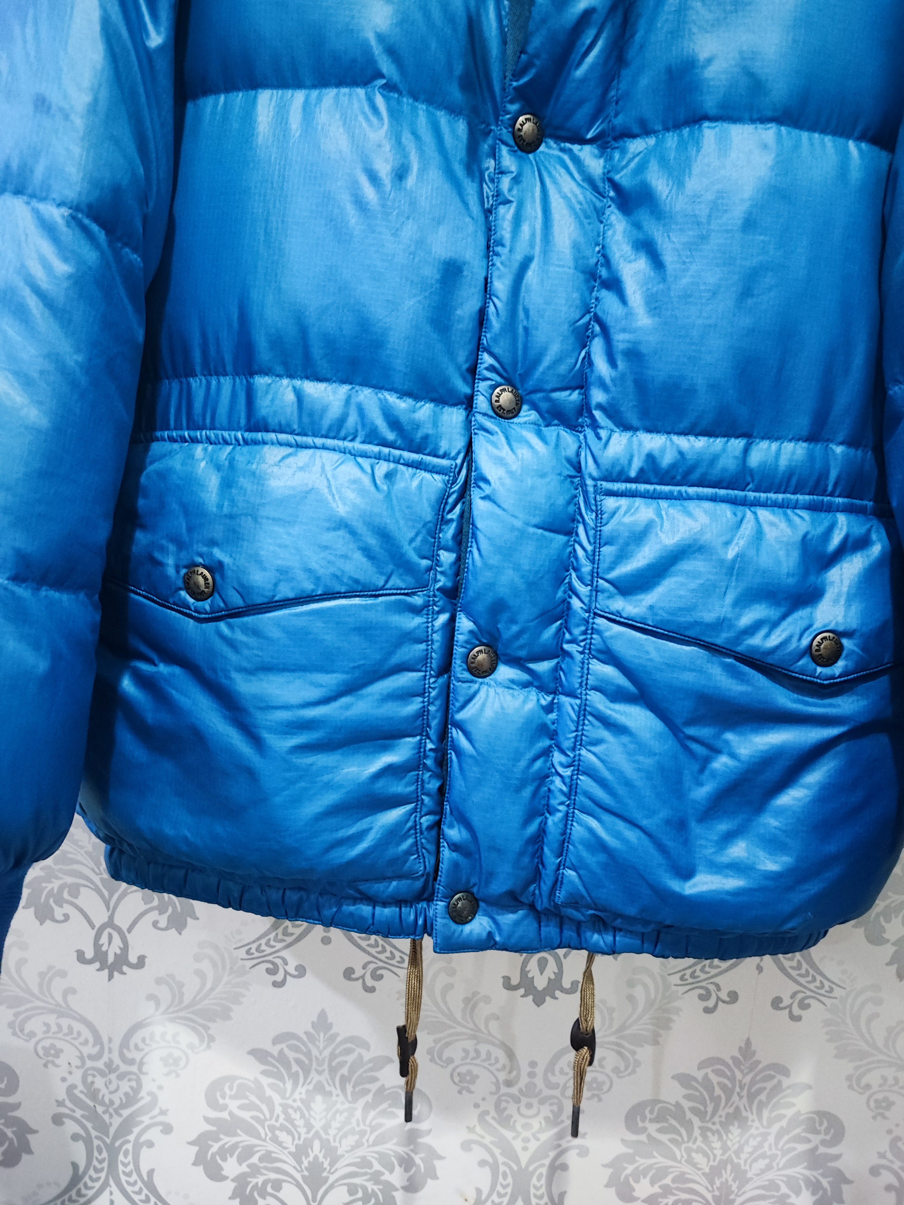 Polo Ralph Lauren Vintage Polo Ralph Lauren Glossy Blue Down Puffer Jacket Size US S / EU 44-46 / 1 - 4 Thumbnail