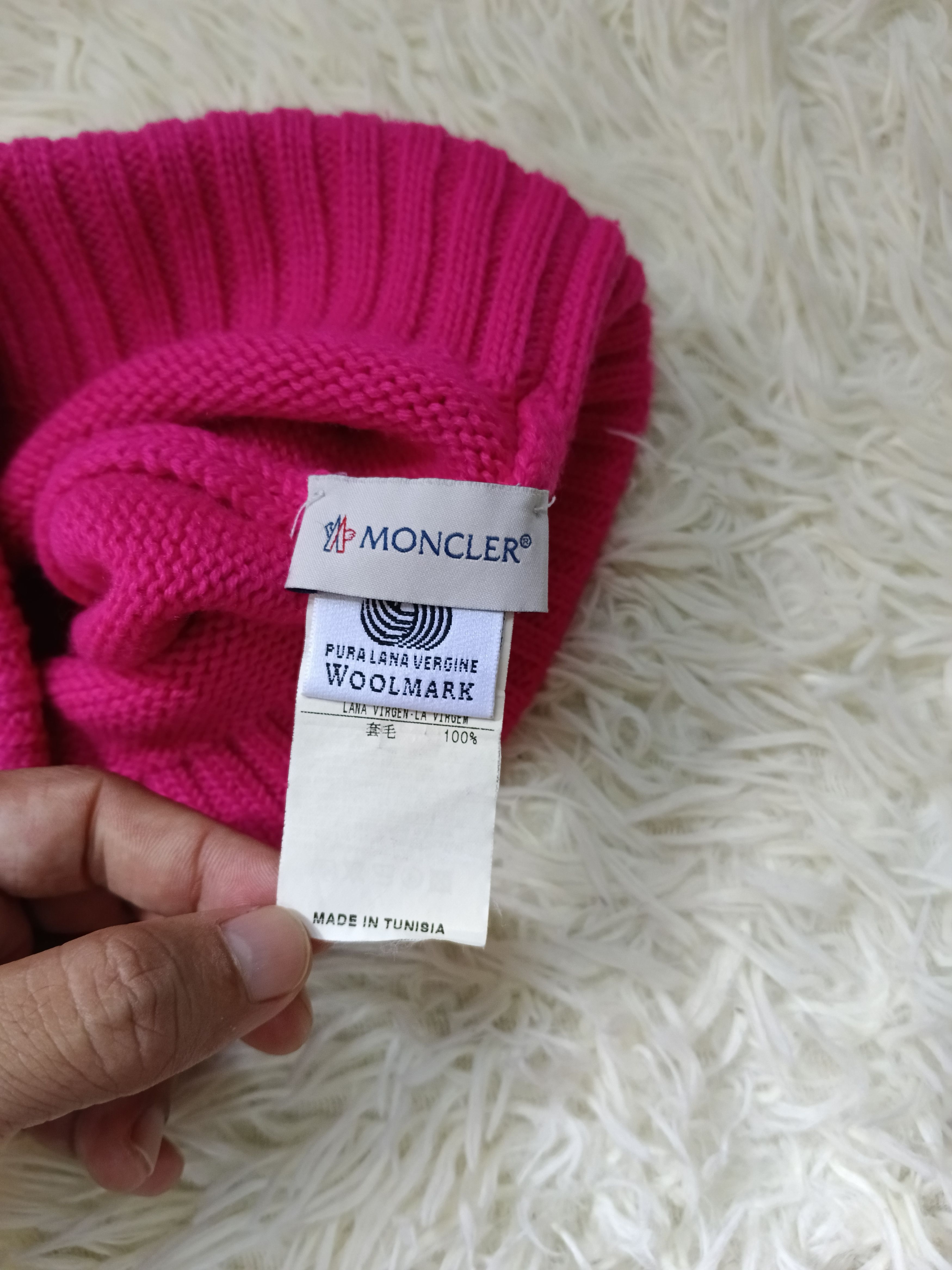 Moncler MONCLER WOOL BEANIE Size ONE SIZE - 5 Thumbnail