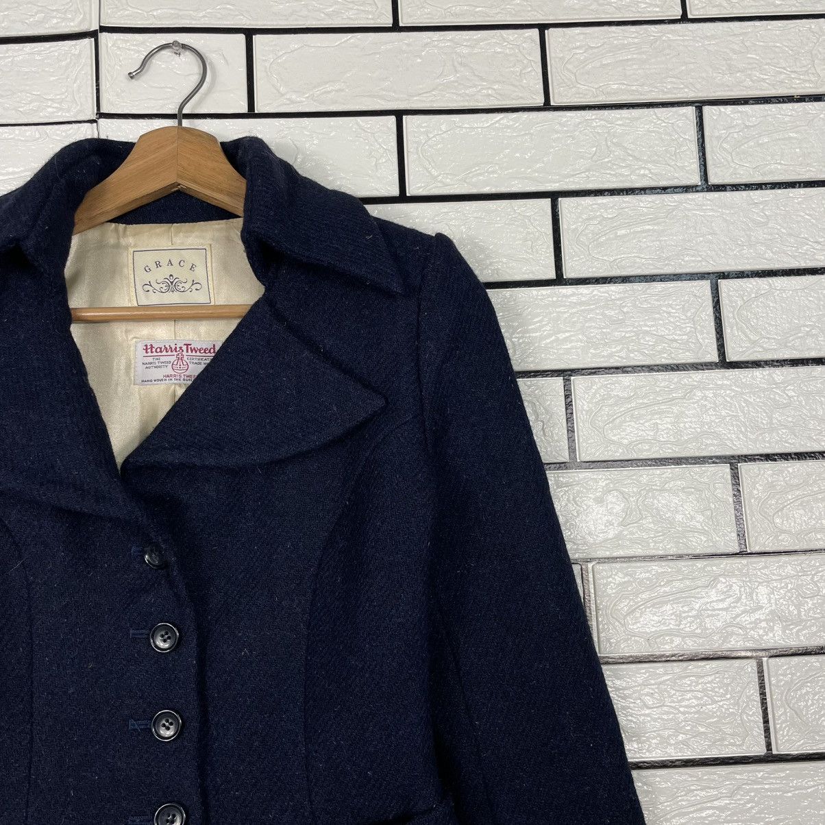 Harris Tweed Grace x Harris Tweed Wool Jacket Size XS / US 0-2 / IT 36-38 - 5 Thumbnail